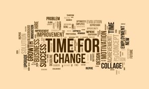 word cloud background concept for time for change. business grow